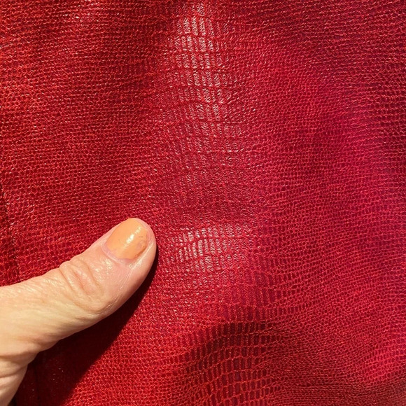 LE TRENCH Red Trench Coat NWT - Picture 8 of 11